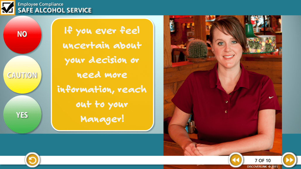 Restaurant Course Library Safe Alcohol Service